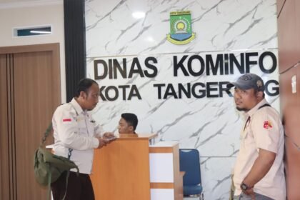 Diskominfo Kota Tangerang, Kamis (6/2/2025), konfirmasi sulit didapat? (dok.gwi-tangerang/ho)