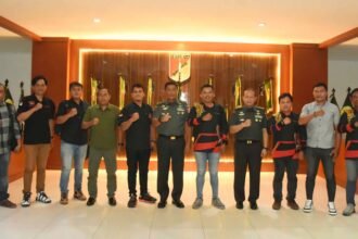 LSM GTI sambangi markas Kodam XIII/Merdeka, (6/2/2025).