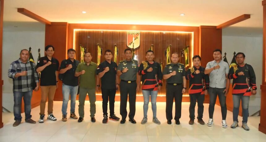 LSM GTI sambangi markas Kodam XIII/Merdeka, (6/2/2025).