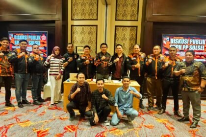 Badan Penyuluhan dan Pembelaan Hukum Pemuda Pancasila Sulawesi Selatan (BPPH PP SulSel) menggelar diskusi publik.