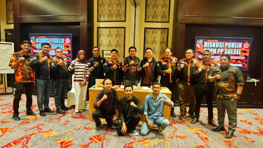 Badan Penyuluhan dan Pembelaan Hukum Pemuda Pancasila Sulawesi Selatan (BPPH PP SulSel) menggelar diskusi publik.