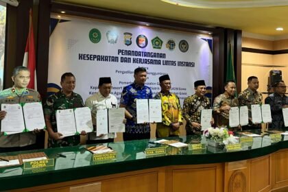 Memorandum of Understanding (MoU) antara Pengadilan Agama Sungguminasa dan beberapa instansi pemerintah, (14/2/2025).