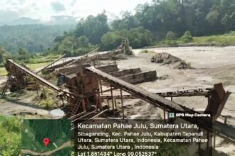 Skandal PLTA Pahae Julu di Kabupaten Tapanuli Utara, (15/2/2025). (Dok. Ontime/Wakomindo/HO)