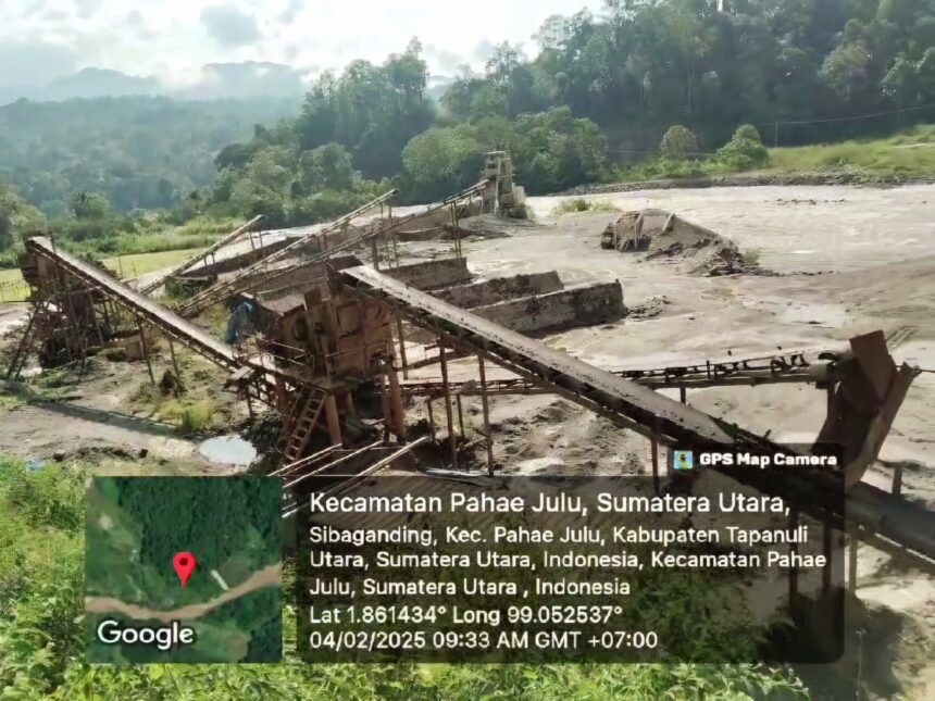 Skandal PLTA Pahae Julu di Kabupaten Tapanuli Utara, (15/2/2025). (Dok. Ontime/Wakomindo/HO)