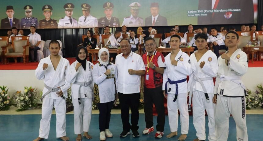 Kejurnas Ju-Jitsu Kajati Jatim Cup 2025 resmi dibuka, (14/2/2025).