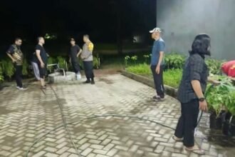 Polisi Sektor (Polsek) Tamalate aktif mendukung program ketahanan pangan.