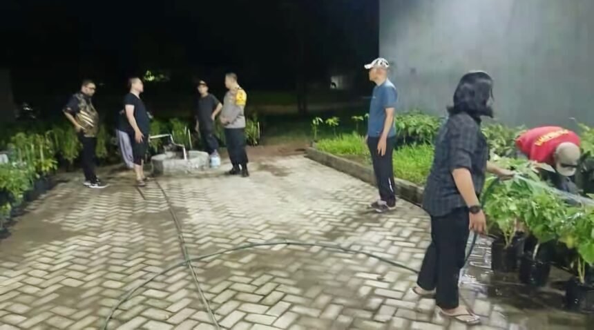 Polisi Sektor (Polsek) Tamalate aktif mendukung program ketahanan pangan.