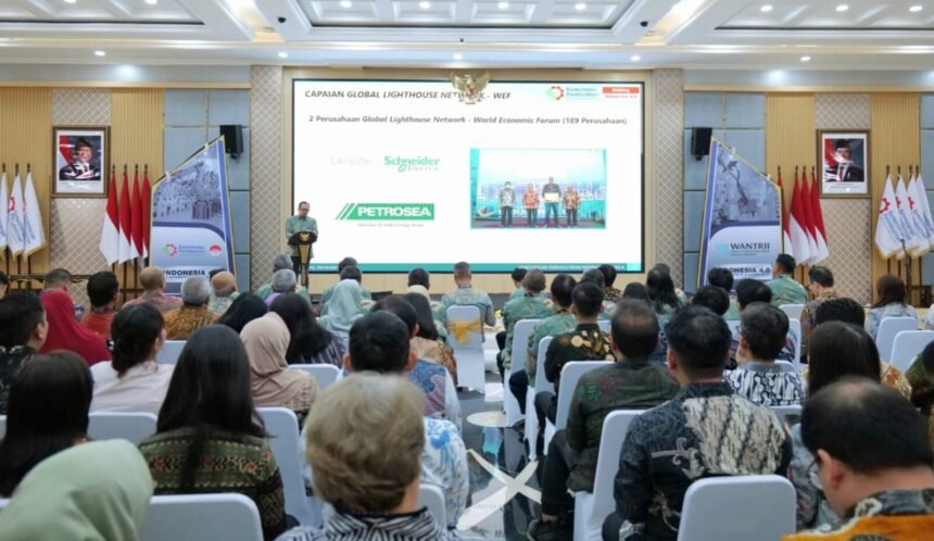 Acara Kick-Off Indonesia 4.0 di Ruang Garuda, Gedung Kementerian Perindustrian RI.