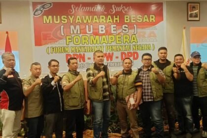 Forum Masyarakat Pemantau Negara (FORMAPERA) menggelar Musyawarah Besar (Mubes) di Wings Hotel, Medan, Sumatera Utara, (25/2/2025).