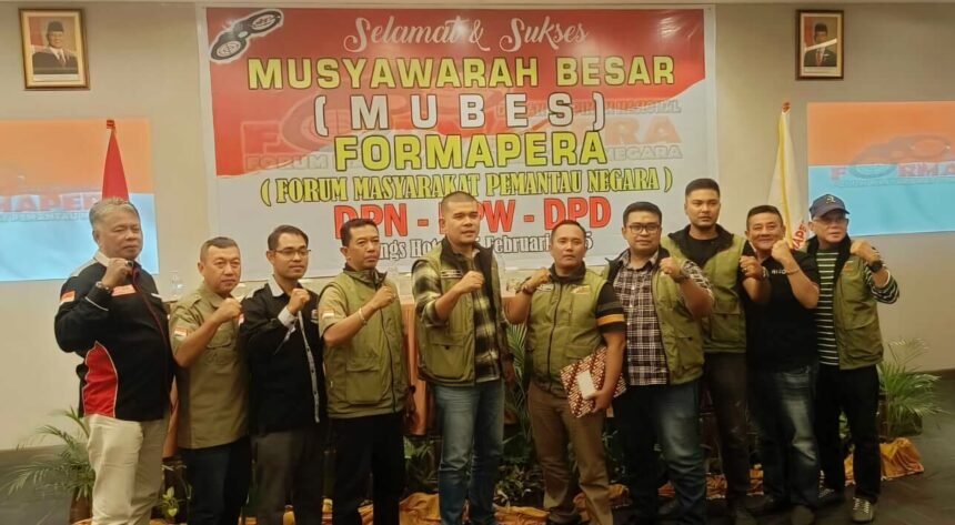 Forum Masyarakat Pemantau Negara (FORMAPERA) menggelar Musyawarah Besar (Mubes) di Wings Hotel, Medan, Sumatera Utara, (25/2/2025).
