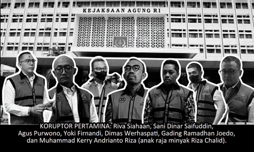 Kasus dugaan korupsi Rp.193,7 triliun dalam tata kelola minyak mentah dan produk kilang di PT Pertamina, (2025).