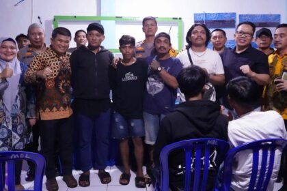 Deklarasi ikrar anti-tawuran di Makassar, (27/2/2025).
