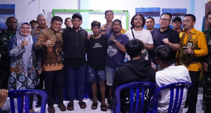 Deklarasi ikrar anti-tawuran di Makassar, (27/2/2025).