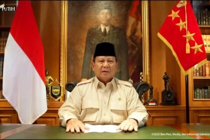Presiden RI Prabowo Subianto, 9 Februari 2025. (ss/youtube sekretariat presiden/mp)