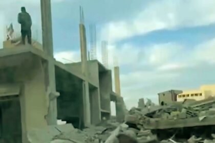 Properti di Rafah porak-poranda, (12/2/2025). (qudsn/ho)