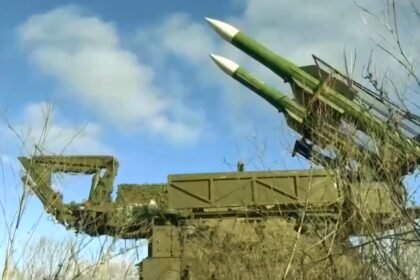 Langit selatan Donetsk dijaga ketat oleh unit Buk-M2 Rusia, (17/2/2025). (mw/ho)