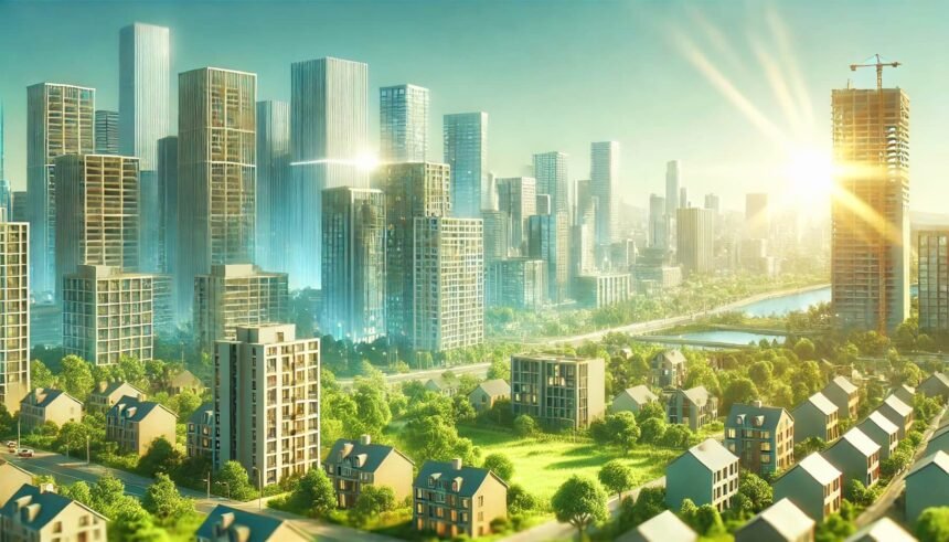 Ilustrasi kota modern yang mencerminkan pasar properti yang stabil dan berkembang. (lh/mp)
