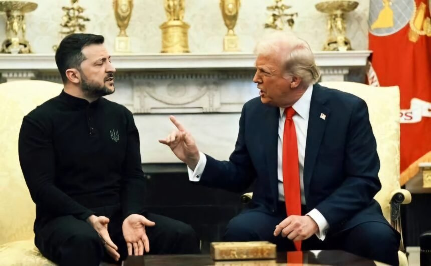 Pertemuan Trump-Zelensky memanas di Gedung Putih pada Jumat, 28 Februari 2025.