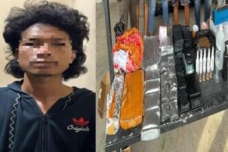 Polda Sulsel ungkap peredaran narkotika di Jalan Batua Raya No. 166, Kelurahan Borong, Kecamatan Panakkukang, Kota Makassar, (2/3/2025).