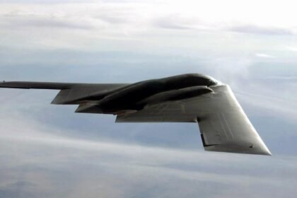 Pesawat pengebom B-2 Spirit Amerika Serikat.
