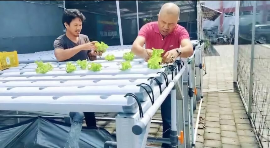 Polsek Makassar perkuat ketahanan pangan.