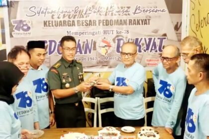 Pedoman Rakyat Rayakan HUT ke-78 (1 Maret 1947 - 1 Maret 2025).  (jw/ho)
