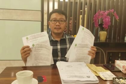 Kuasa hukum ahli waris menolak eksekusi lahan oleh Pengadilan Negeri Makassar, sebut ada kekeliruan obyek, (4/3/2025). (R35/HO)