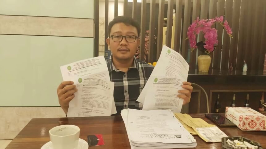 Kuasa hukum ahli waris menolak eksekusi lahan oleh Pengadilan Negeri Makassar, sebut ada kekeliruan obyek, (4/3/2025). (R35/HO)