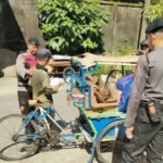 Satuan Samapta Polres Pelabuhan Makassar menggelar kegiatan sosial.