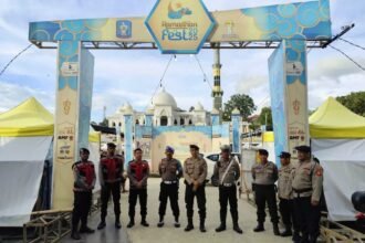Kesiapan pengamanan untuk Ramadhan Fest 2025 di Soppeng, (7/3/2025). (R35/HO)