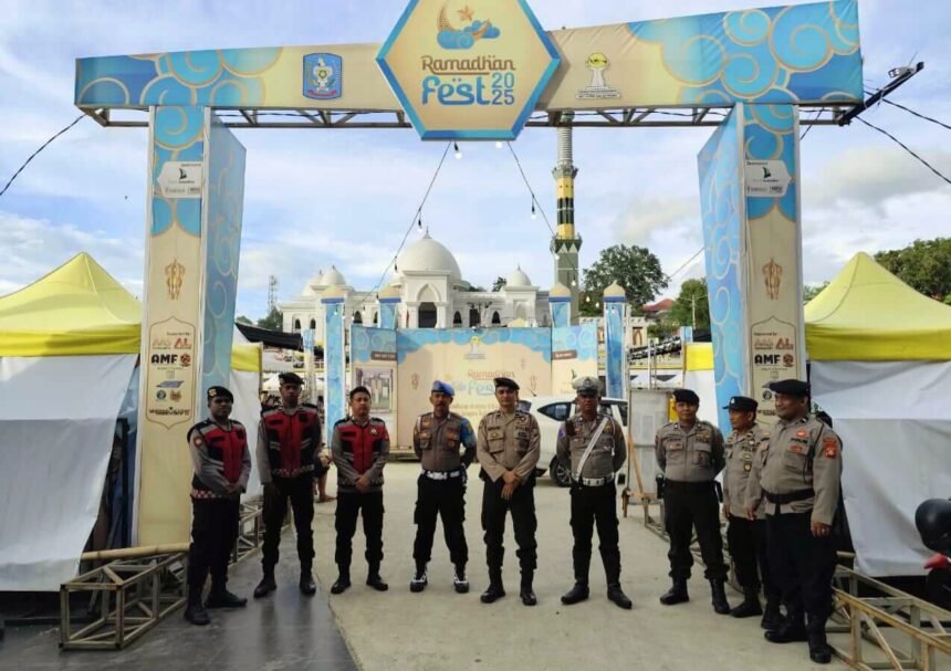 Kesiapan pengamanan untuk Ramadhan Fest 2025 di Soppeng, (7/3/2025). (R35/HO)