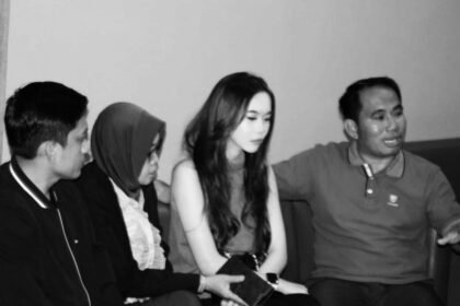 Konferensi pers di Hotel Claro Makassar terjait kasus kerja sama tambang di Morowali, (8/3/2025). (pl/mp)