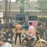 Mahasiswa gelar aksi di PT. Pelni Makassar, (11/3/2025).