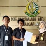 AMTPK melaporkan dugaan korupsi proyek irigasi P3A-TGAI di Takalar ke Kejari, (10/3/2025).