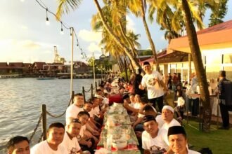 Bharaduta Dermaga jelang berbuka puasa bersama di bulan Ramadhan 2025.