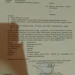 Surat pemberitahuan dimulainya penyidikan terkait penanganan kasus dugaan perampasan anak.
