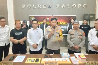 Kapolres Palopo ungkap jaringan narkotika besar, (17/3/2025).