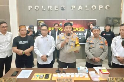 Kapolres Palopo ungkap jaringan narkotika besar, (17/3/2025).