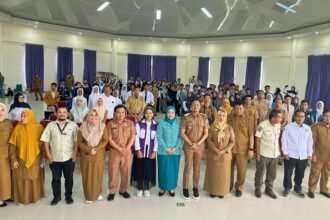 Bupati dan Ibu Bupati Enrekang hadiri musrenbang anak di Aula Dispustaka Enrekang pada Selasa (18/3/2025).