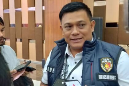 Direktur Reserse Kriminal Khusus (Dirreskrimsus) Polda Metro Jaya, Kombes Ade Safri Simanjuntak.