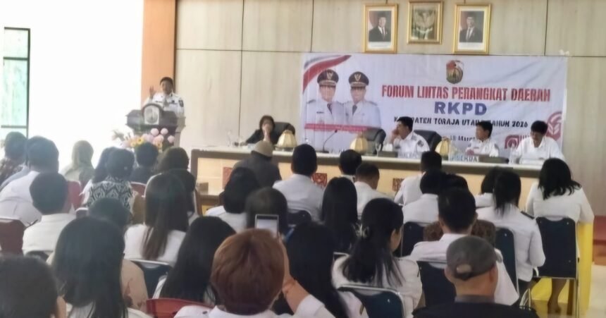 Pemerintah Kabupaten Toraja Utara menggelar rapat Forum Lintas Perangkat Daerah (RKPD) pada Rabu lalu, 19 Maret 2025.