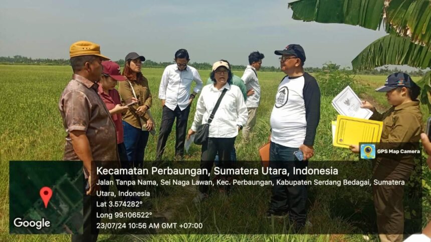 Saipul Amri Kelang dan Kuasa Hukum Klarifikasi Sengketa Tanah di Perbaungan.