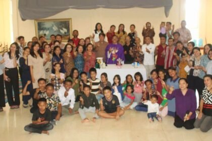 Rekoleksi Rukun Santo Marselinus di Pucak Teaching Farm, Kecamatan Tompobulu, Kabupaten Maros.