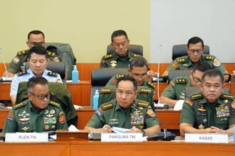TNI dalam rapat dengar pendapat dengan Komisi I DPR RI pada Kamis (13/3/2025).