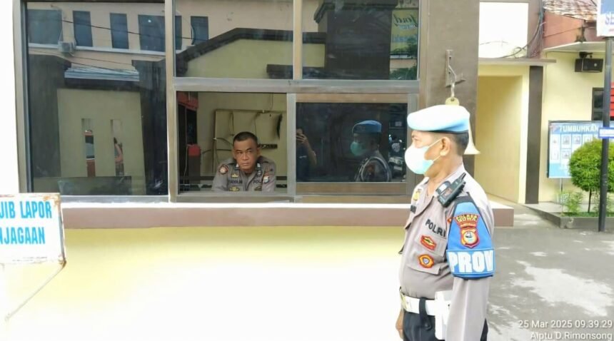 Sipropam Polres Gowa perketat pengawasan, (25/3/2025).