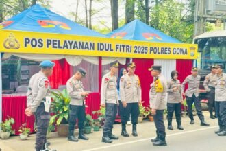 Wakapolres Gowa tinjau Pos Pelayanan Operasi Ketupat 2025 di Malino, Kecamatan Tinggimoncong, serta di Rest Area Bontojai, Kecamatan Parangloe, Kabupaten Gowa, (28/3/2025).