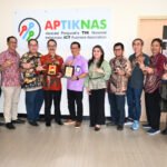 Finpay Telkom jalin kemitraan dengan APTIKNAS di Kompleks Perkantoran Ketapang Indah, Jakarta, (26/3/2025).