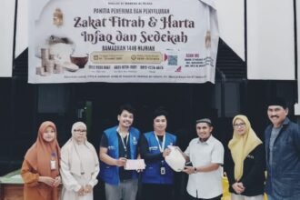 UPZ Al Markaz Al Islami salurkan zakat untuk perempuan korban kekerasan di Makassar melalui Unit Pelaksana Teknis Daerah Perlindungan Perempuan dan Anak (UPTD PPA) Kota Makassar, (29/3/2025).