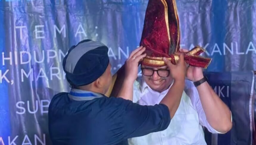Gerakan Mahasiswa Kristen Indonesia (GMKI) Cabang Makassar menggelar ibadah puncak perayaan Dies Natalis ke-72 dan beri rekomendasi untuk Prima Surbakti, (29/3/2025).