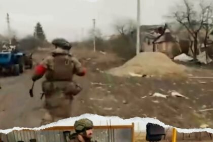 Tentara Rusia temukan tumpukan senjata di Russkaya Konopelka, Maret 2025. (ss/rtnews/ho/mp)